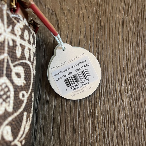 NWT Spartina 449 Haven Crossbody 1859 Lighthouse Bag - Picture 3 of 7